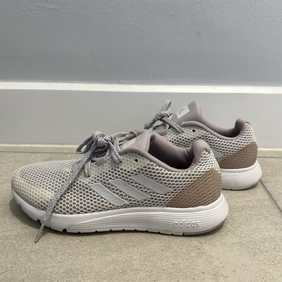 Adidas Sooraj Grey White Lilac Cloudfoam Midsole, Mesh Sneakers US 5, UK 3.5 - Picture 4 of 7